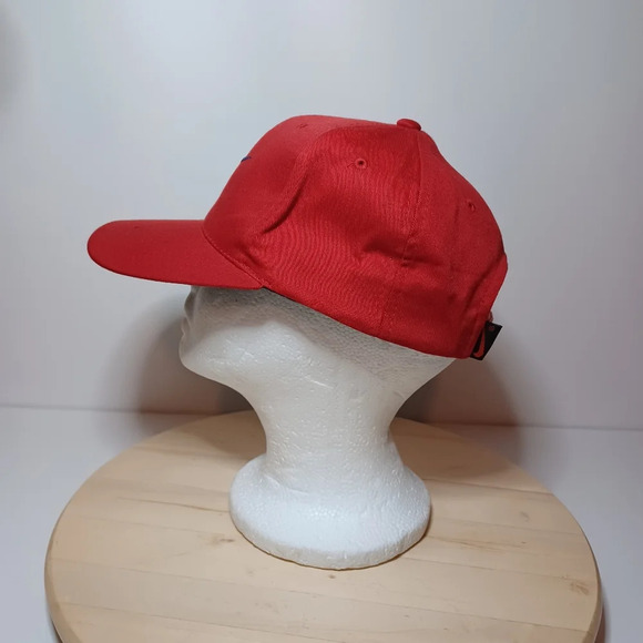 Vintage Nike Red Black Unisex Snapback Baseball Hat RN 56323 see pictures for re - Picture 3 of 6